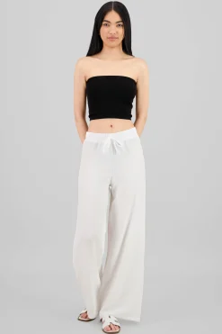 Shasa Drawstring Wide Leg Pants