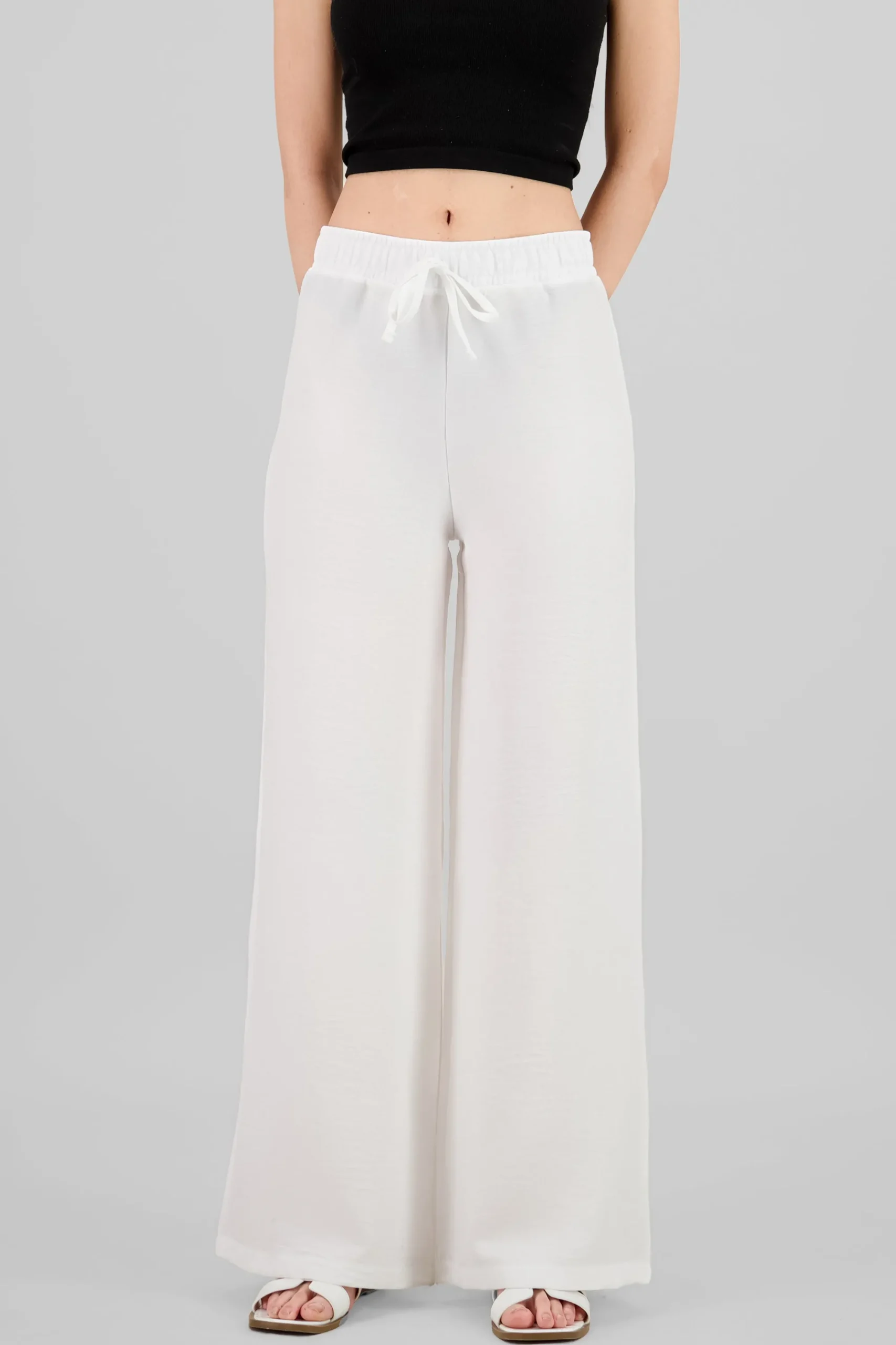 Shasa Drawstring Wide Leg Pants