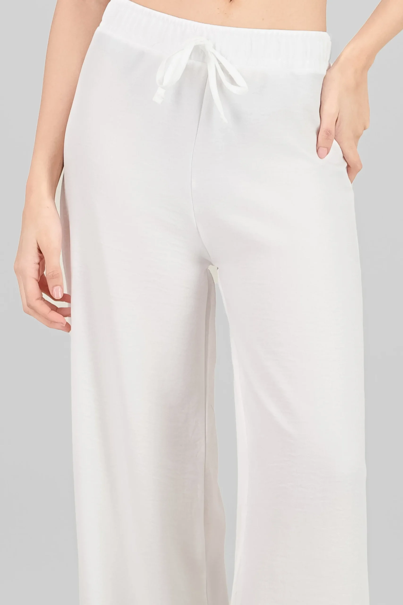 Shasa Drawstring Wide Leg Pants