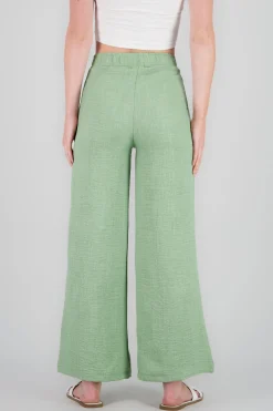 Shasa Drawstring Wide Leg Pants