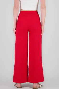 Shasa Drawstring Wide Leg Pants
