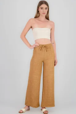 Shasa Drawstring Wide Leg Pants