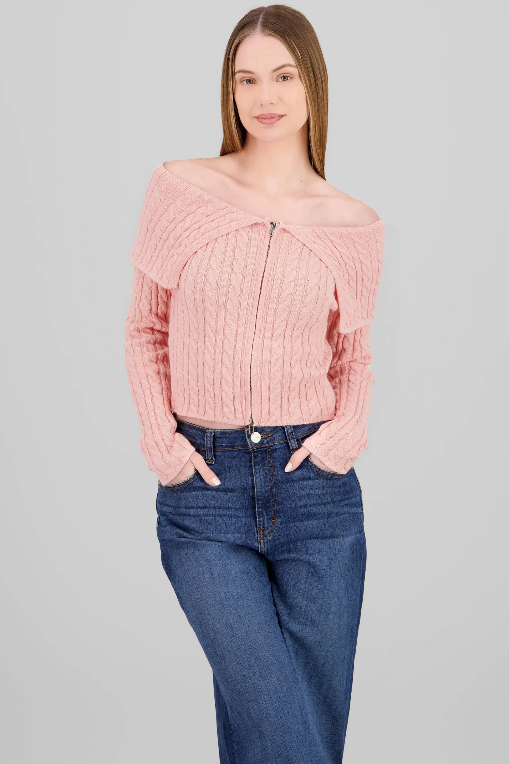 Shasa Drop Shoulder Cardigan Sweater