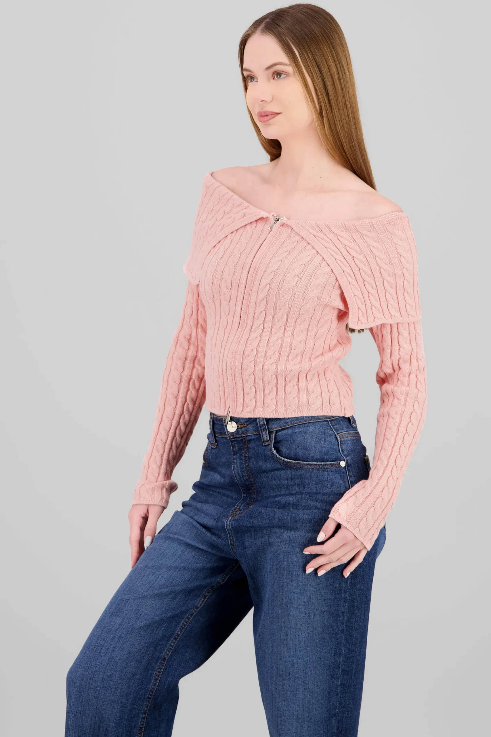 Shasa Drop Shoulder Cardigan Sweater