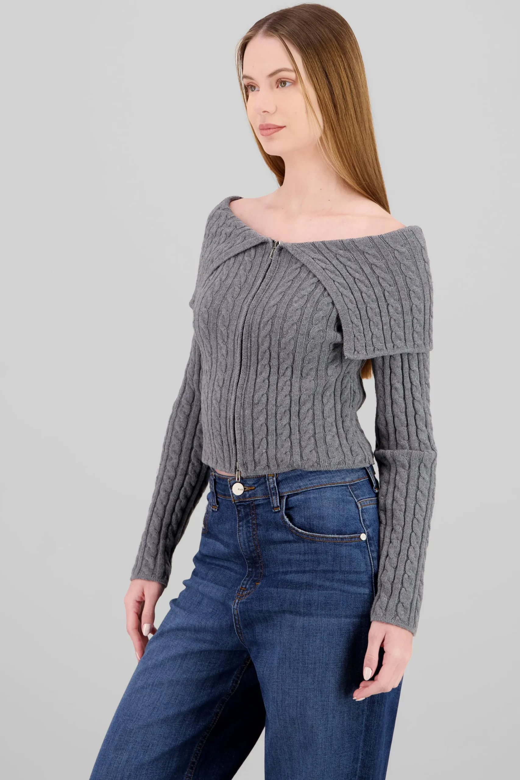 Shasa Drop Shoulder Cardigan Sweater