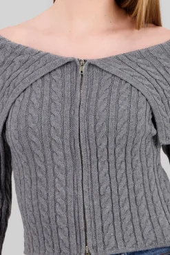 Shasa Drop Shoulder Cardigan Sweater