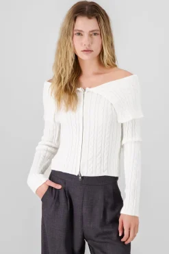 Shasa Drop Shoulder Cardigan Sweater