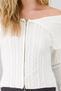 Shasa Drop Shoulder Cardigan Sweater