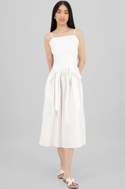 Shasa Drop Waist Dress with Bows