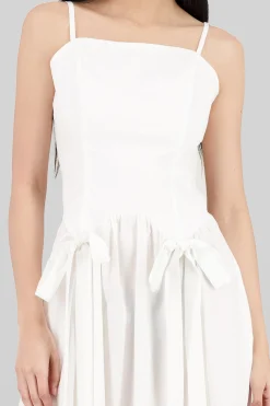 Shasa Drop Waist Dress with Bows