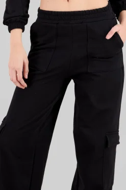 Shasa Elastic Waist Cargo Pants