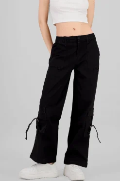 Shasa Elastic Waistband Cargo Pants