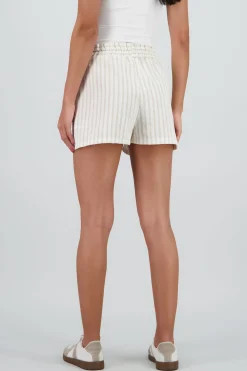 Shasa Elastic Waistband Mini Shorts