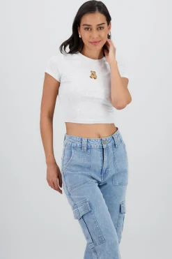 Shasa Embroidered Bear Top