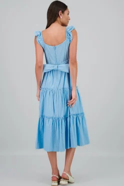 Shasa Embroidered Detail Maxi Dress