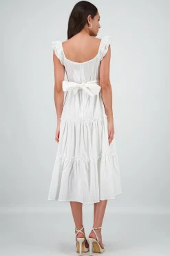 Shasa Embroidered Detail Maxi Dress