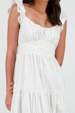 Shasa Embroidered Detail Maxi Dress