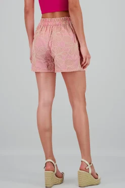 Shasa Embroidered Detail Shorts