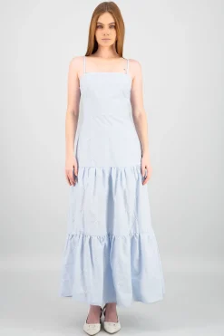 Shasa Embroidered Details Maxi Dress