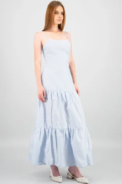 Shasa Embroidered Details Maxi Dress