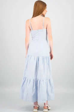 Shasa Embroidered Details Maxi Dress