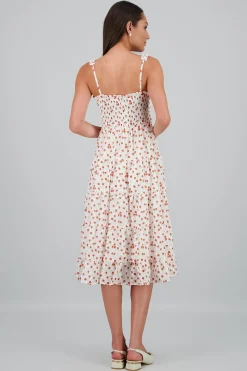 Shasa Embroidered Floral Maxi Dress