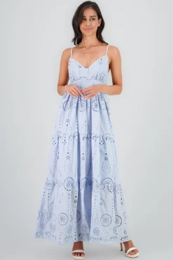 Shasa Embroidered Maxi Dress