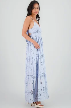 Shasa Embroidered Maxi Dress