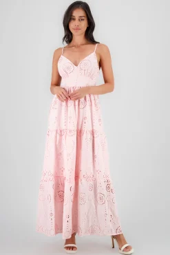 Shasa Embroidered Maxi Dress