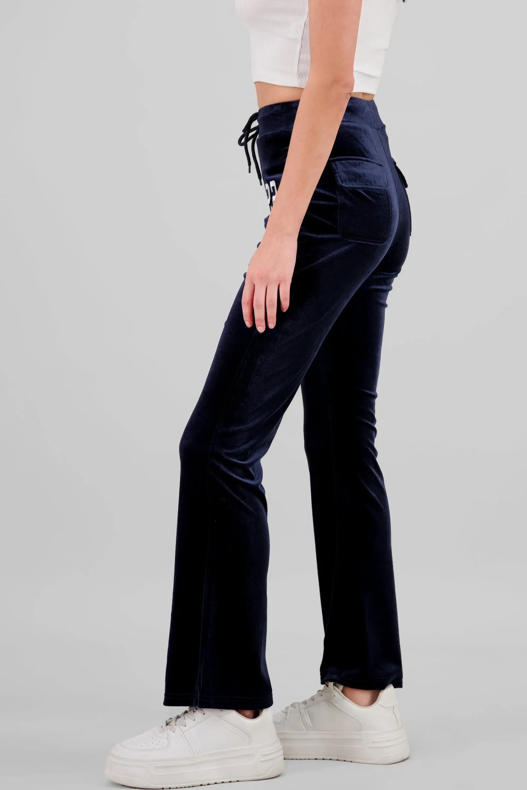 Shasa Embroidered Velour Pants