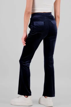 Shasa Embroidered Velour Pants