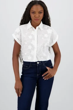 Shasa Embroidery Detail Shirt
