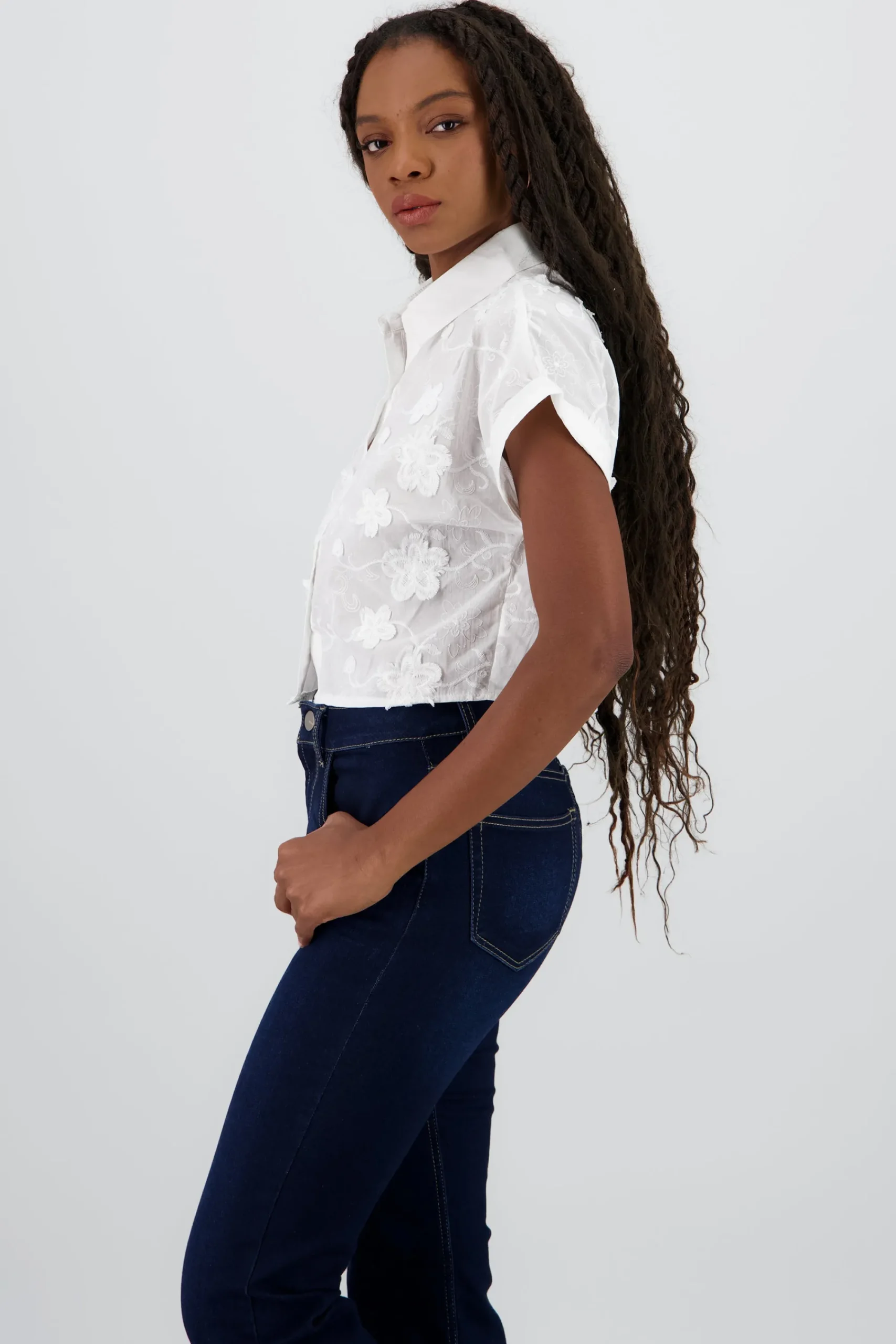 Shasa Embroidery Detail Shirt