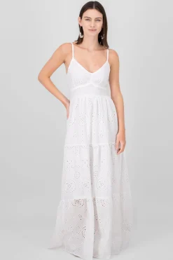Shasa Embroidery Maxi Dress