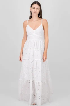 Shasa Embroidery Maxi Dress