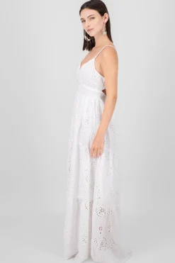 Shasa Embroidery Maxi Dress