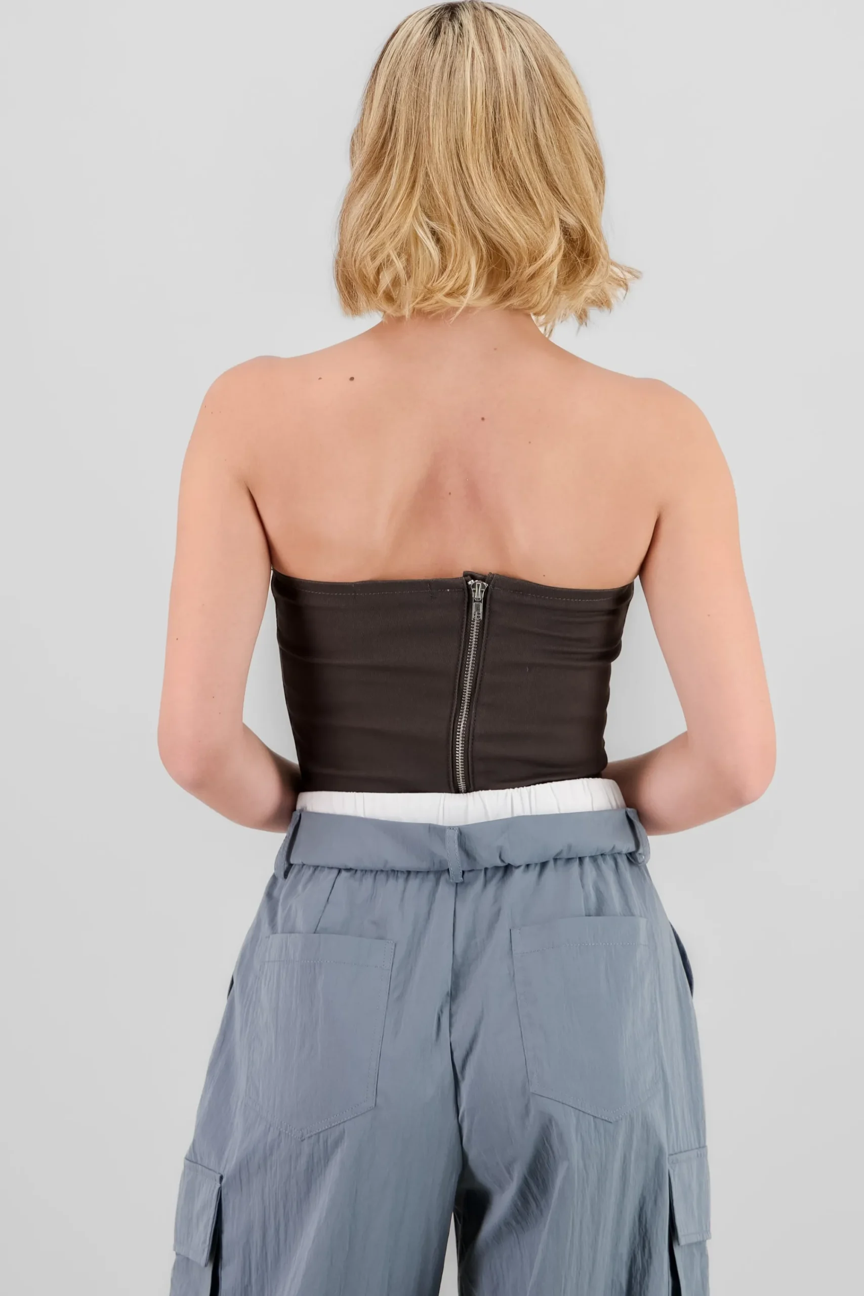 Shasa Eyelet Bandeau Top