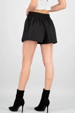 Shasa Eyelet Detail on Leg Shorts