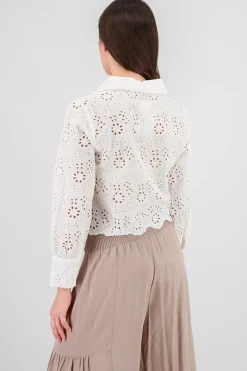 Shasa Eyelet Detail Shirt