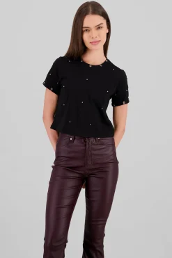 Shasa Eyelet Detail Tee