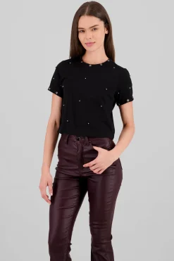 Shasa Eyelet Detail Tee