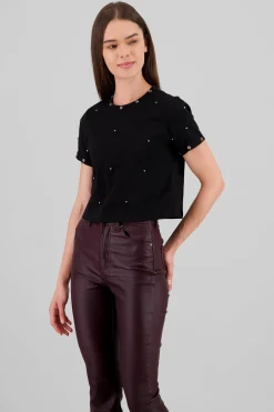 Shasa Eyelet Detail Tee