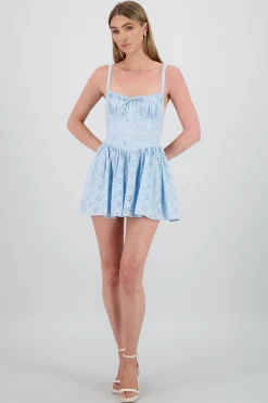 Shasa Eyelet Embroidered Dress