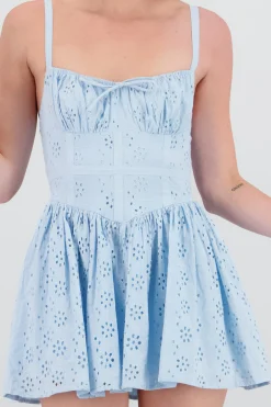 Shasa Eyelet Embroidered Dress