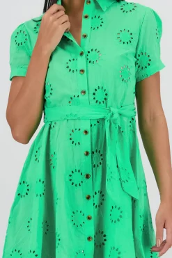 Shasa Eyelet Maxi Dress