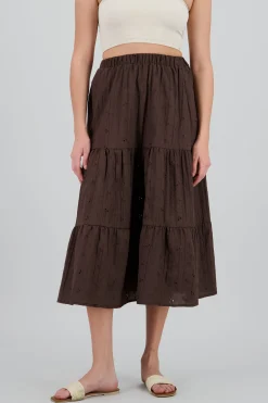 Shasa Eyelet Maxi Skirt