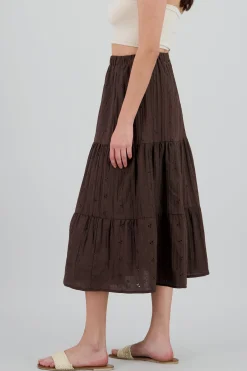 Shasa Eyelet Maxi Skirt