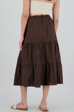 Shasa Eyelet Maxi Skirt