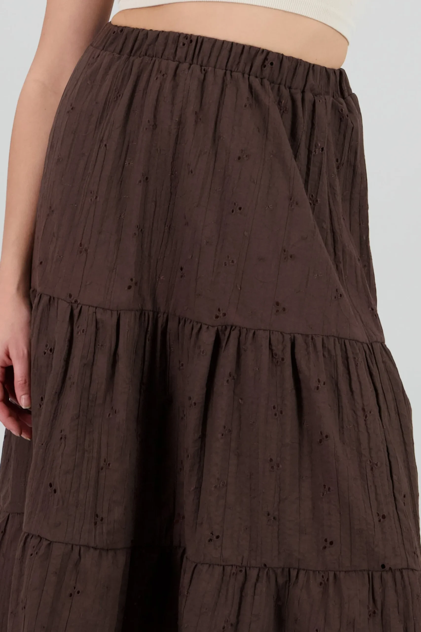Shasa Eyelet Maxi Skirt