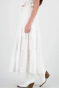 Shasa Eyelet Maxi Skirt